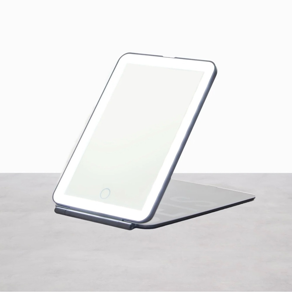 BEIS The Light Up Travel Mirror in Black